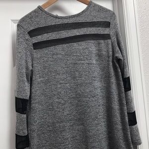 💥💥FINAL PRICE DROP💥💥Grey & Black Mesh Sweater